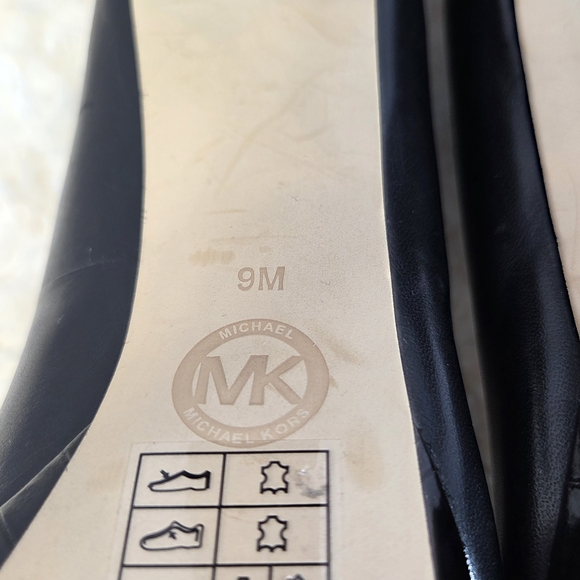 Michael Kors Black Leather Heels - Picture 8 of 9